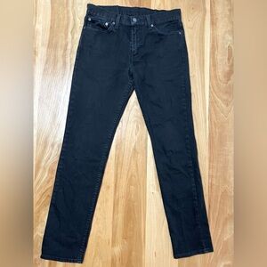 Levi’s 511 Black Slim Straight Leg Stretch Jeans 32x32 Denim
